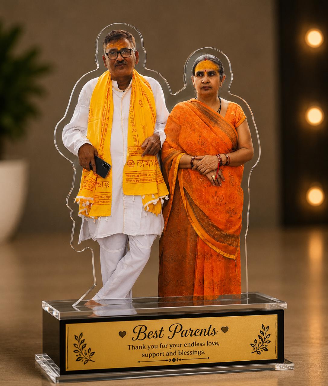 Best Parents in the World Anniversary Caricature